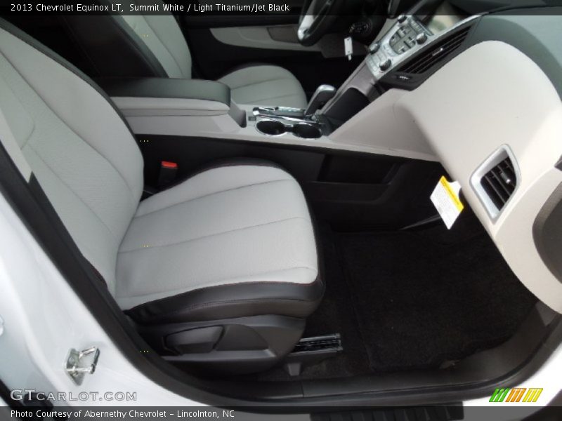 Summit White / Light Titanium/Jet Black 2013 Chevrolet Equinox LT