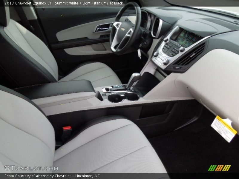 Summit White / Light Titanium/Jet Black 2013 Chevrolet Equinox LT