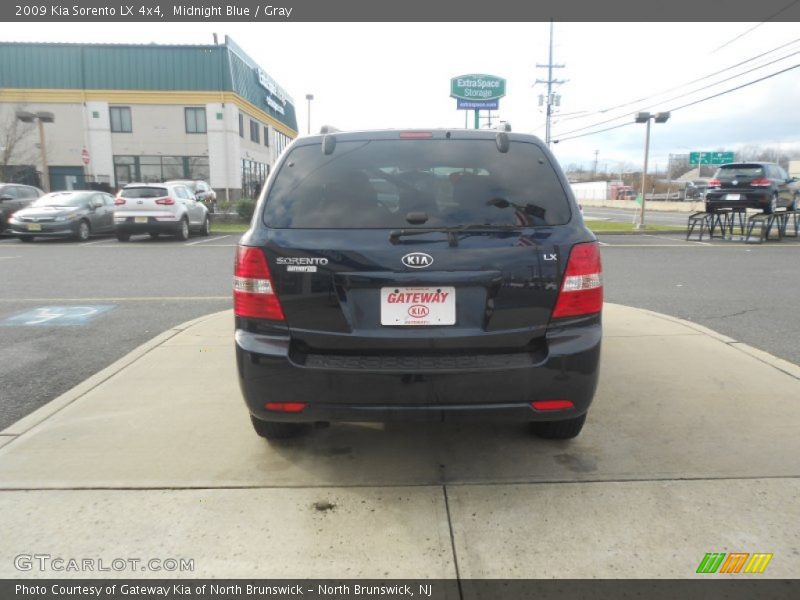 Midnight Blue / Gray 2009 Kia Sorento LX 4x4