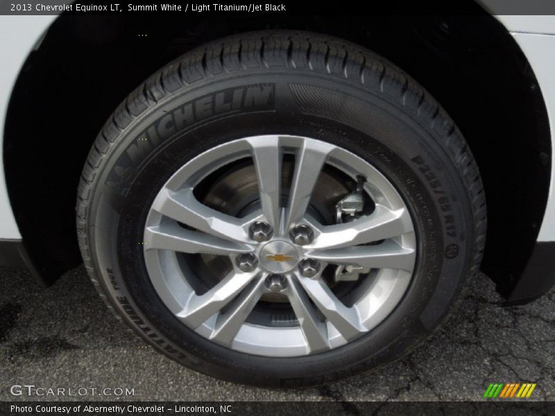Summit White / Light Titanium/Jet Black 2013 Chevrolet Equinox LT