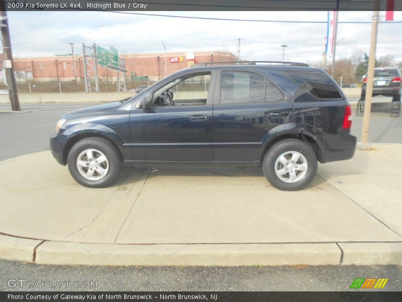 Midnight Blue / Gray 2009 Kia Sorento LX 4x4
