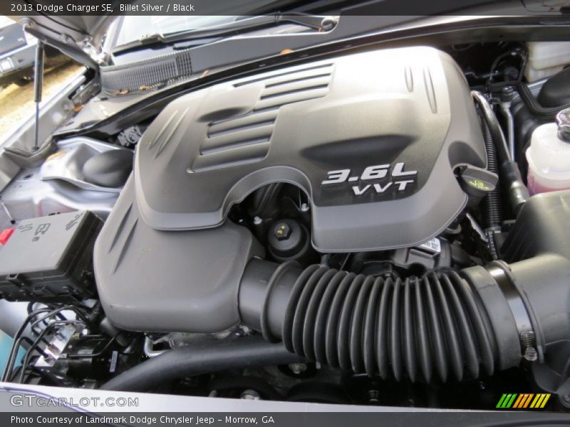 Billet Silver / Black 2013 Dodge Charger SE