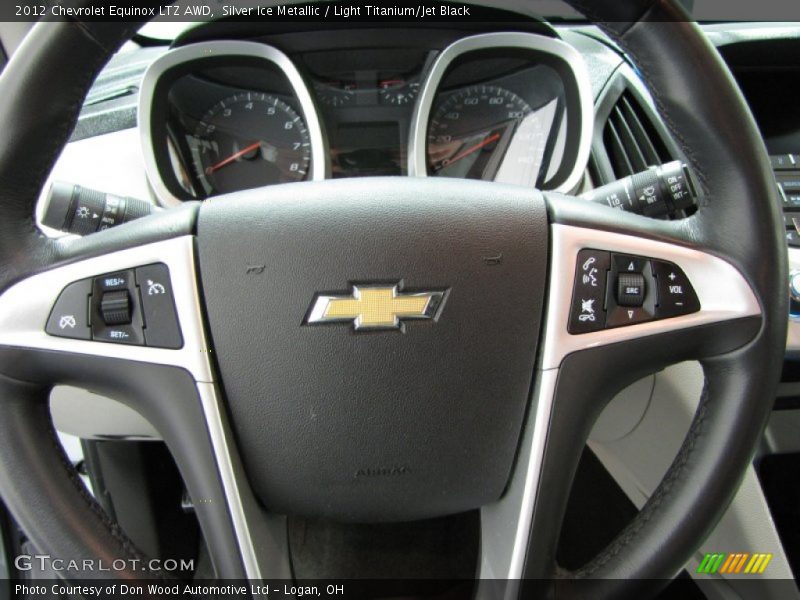 Silver Ice Metallic / Light Titanium/Jet Black 2012 Chevrolet Equinox LTZ AWD