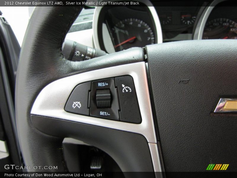 Silver Ice Metallic / Light Titanium/Jet Black 2012 Chevrolet Equinox LTZ AWD