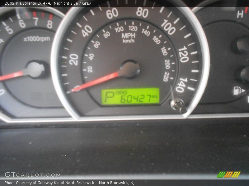 Midnight Blue / Gray 2009 Kia Sorento LX 4x4