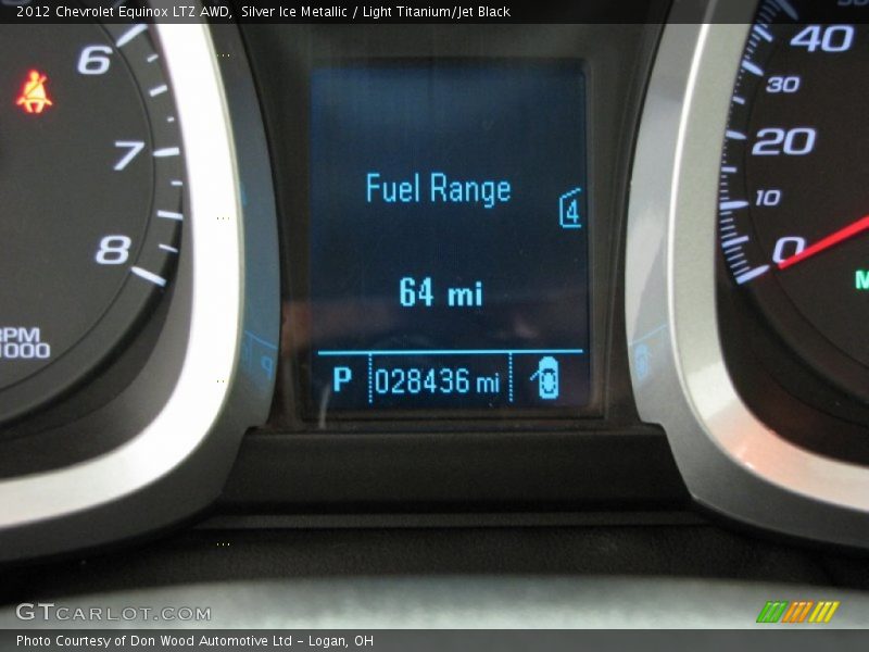 Silver Ice Metallic / Light Titanium/Jet Black 2012 Chevrolet Equinox LTZ AWD