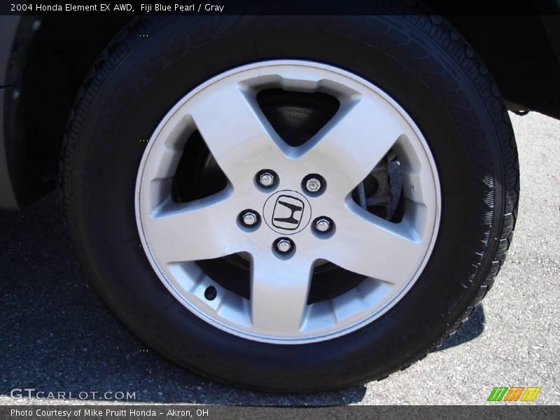 Fiji Blue Pearl / Gray 2004 Honda Element EX AWD