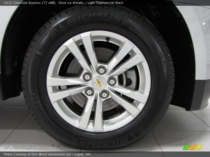 Silver Ice Metallic / Light Titanium/Jet Black 2012 Chevrolet Equinox LTZ AWD