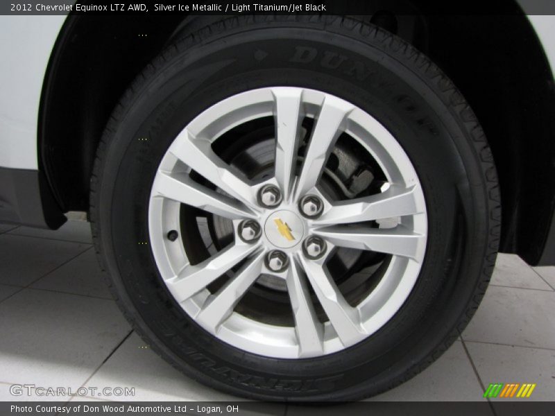 Silver Ice Metallic / Light Titanium/Jet Black 2012 Chevrolet Equinox LTZ AWD