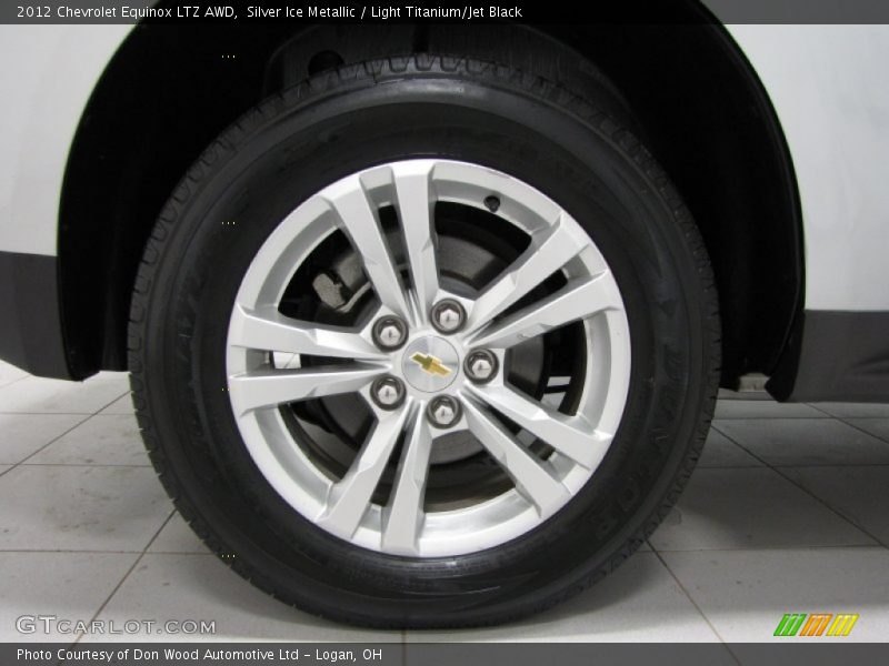 Silver Ice Metallic / Light Titanium/Jet Black 2012 Chevrolet Equinox LTZ AWD
