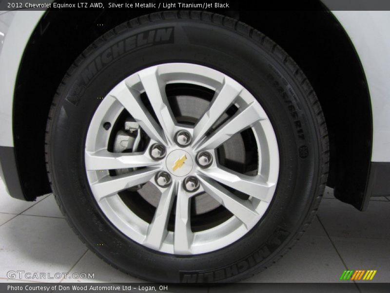 Silver Ice Metallic / Light Titanium/Jet Black 2012 Chevrolet Equinox LTZ AWD