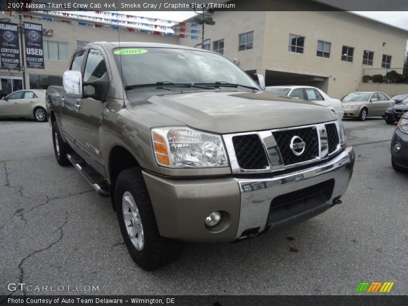 Smoke Gray / Graphite Black/Titanium 2007 Nissan Titan LE Crew Cab 4x4