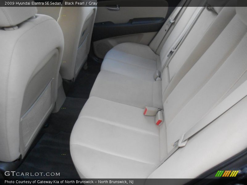 Black Pearl / Gray 2009 Hyundai Elantra SE Sedan