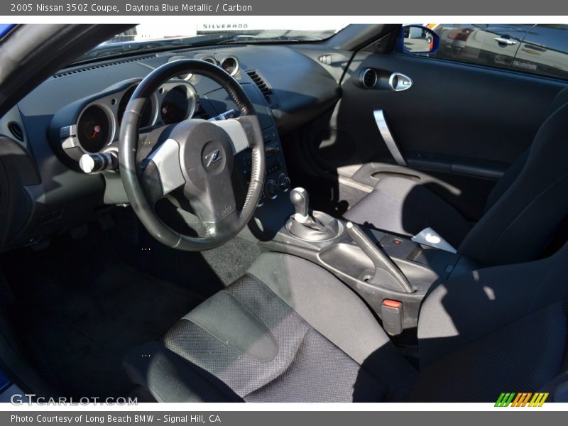 Daytona Blue Metallic / Carbon 2005 Nissan 350Z Coupe