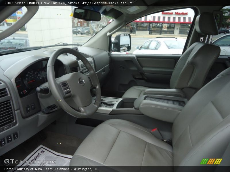 Smoke Gray / Graphite Black/Titanium 2007 Nissan Titan LE Crew Cab 4x4