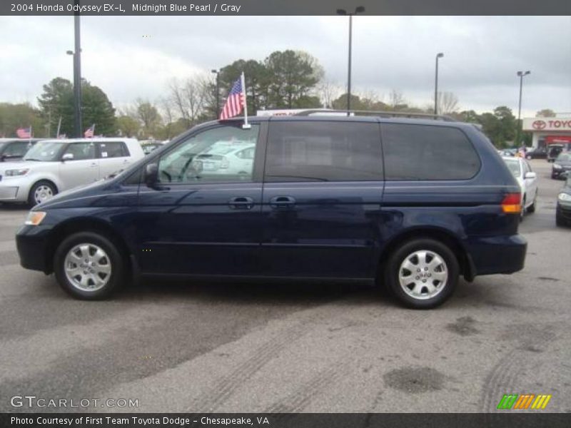 Midnight Blue Pearl / Gray 2004 Honda Odyssey EX-L