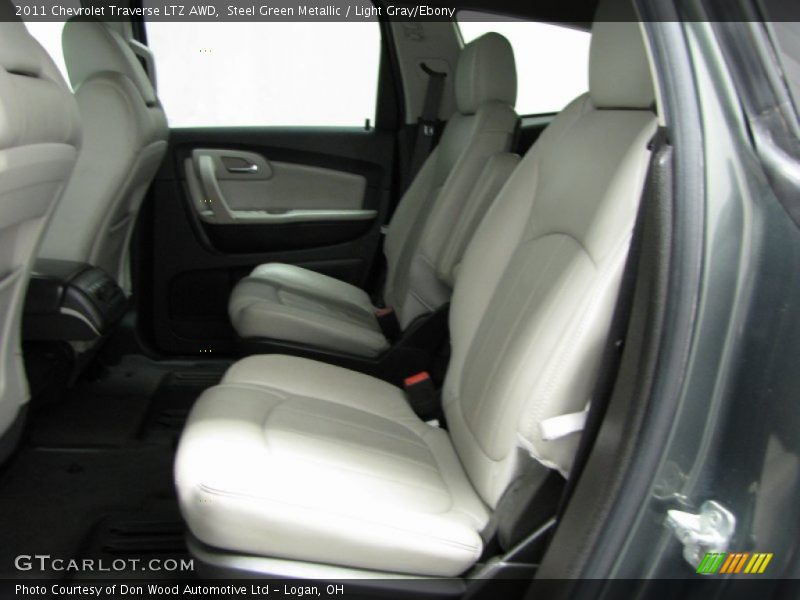 Steel Green Metallic / Light Gray/Ebony 2011 Chevrolet Traverse LTZ AWD