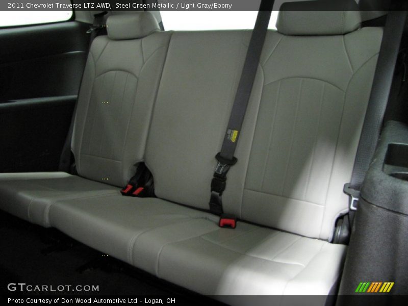 Steel Green Metallic / Light Gray/Ebony 2011 Chevrolet Traverse LTZ AWD