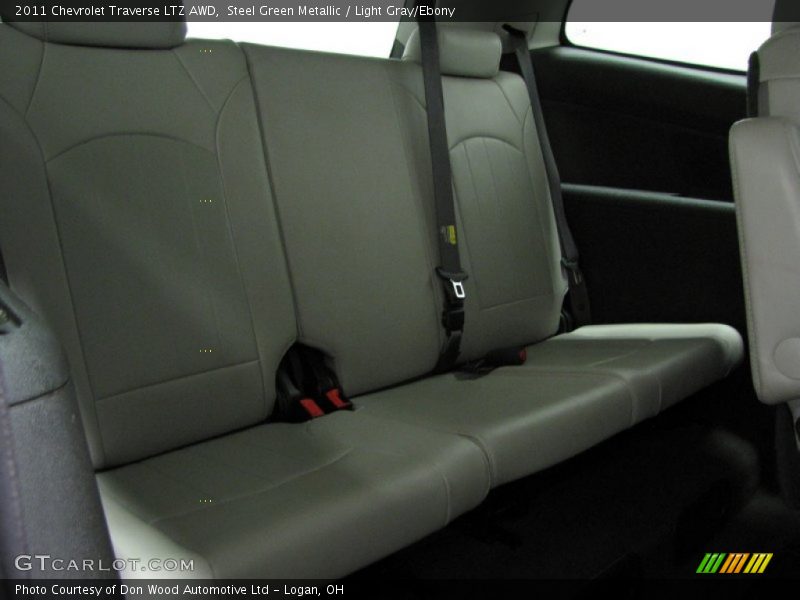 Steel Green Metallic / Light Gray/Ebony 2011 Chevrolet Traverse LTZ AWD