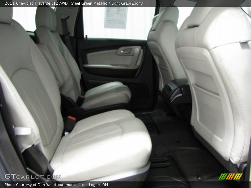Steel Green Metallic / Light Gray/Ebony 2011 Chevrolet Traverse LTZ AWD