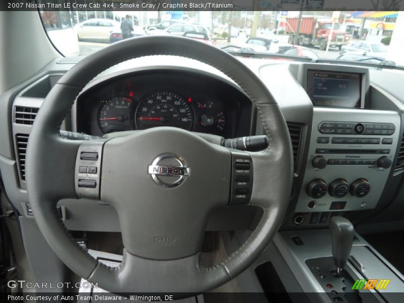 Smoke Gray / Graphite Black/Titanium 2007 Nissan Titan LE Crew Cab 4x4