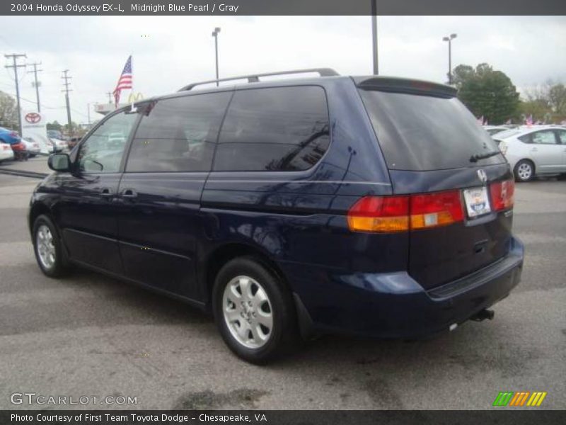 Midnight Blue Pearl / Gray 2004 Honda Odyssey EX-L