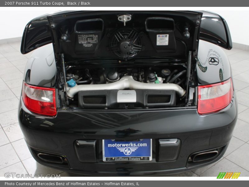 Black / Black 2007 Porsche 911 Turbo Coupe