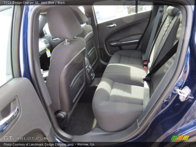 Jazz Blue / Black 2013 Dodge Charger SE