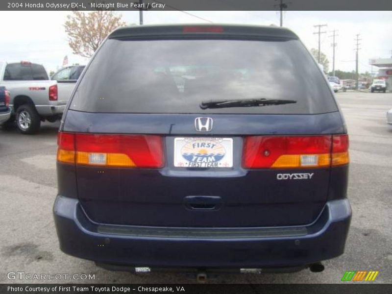 Midnight Blue Pearl / Gray 2004 Honda Odyssey EX-L