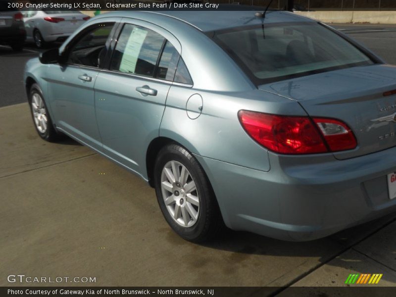 Clearwater Blue Pearl / Dark Slate Gray 2009 Chrysler Sebring LX Sedan