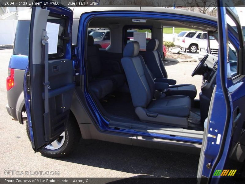 Fiji Blue Pearl / Gray 2004 Honda Element EX AWD