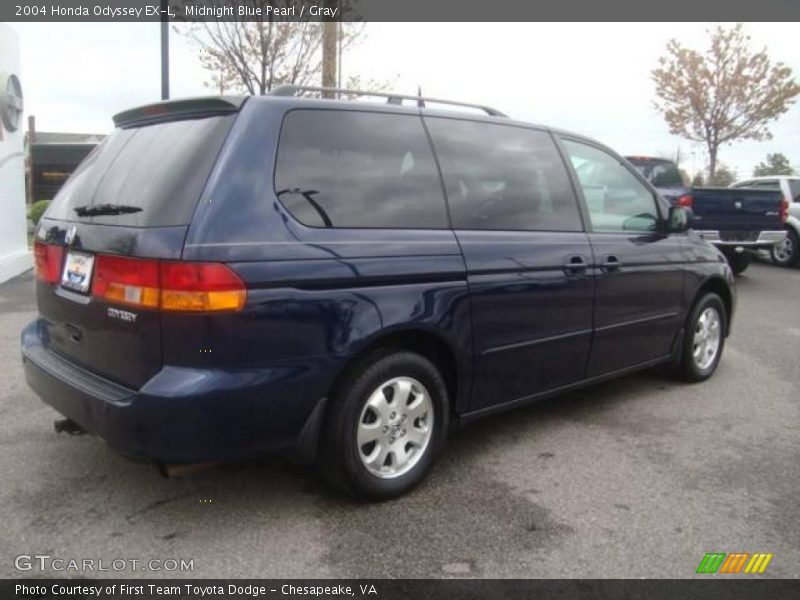 Midnight Blue Pearl / Gray 2004 Honda Odyssey EX-L