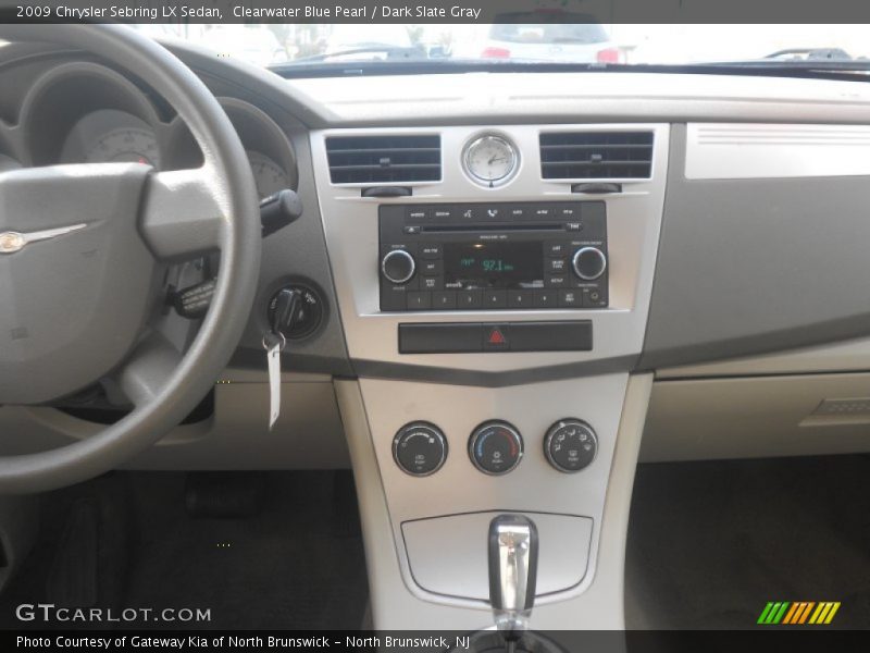 Clearwater Blue Pearl / Dark Slate Gray 2009 Chrysler Sebring LX Sedan