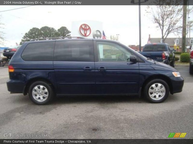 Midnight Blue Pearl / Gray 2004 Honda Odyssey EX-L