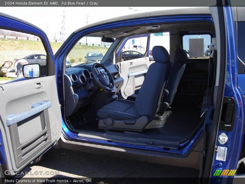 Fiji Blue Pearl / Gray 2004 Honda Element EX AWD