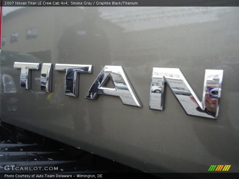 Smoke Gray / Graphite Black/Titanium 2007 Nissan Titan LE Crew Cab 4x4