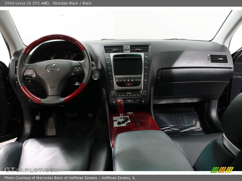 Obsidian Black / Black 2009 Lexus GS 350 AWD