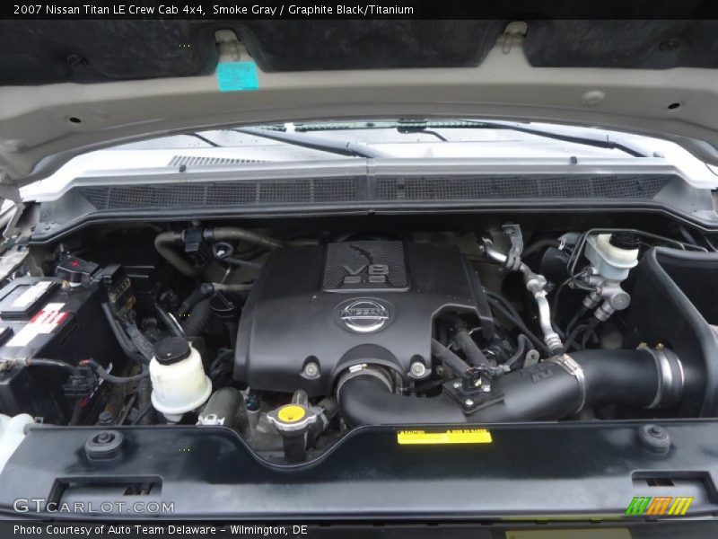Smoke Gray / Graphite Black/Titanium 2007 Nissan Titan LE Crew Cab 4x4