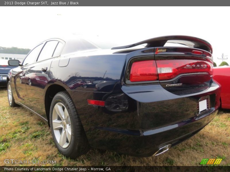 Jazz Blue / Black 2013 Dodge Charger SXT