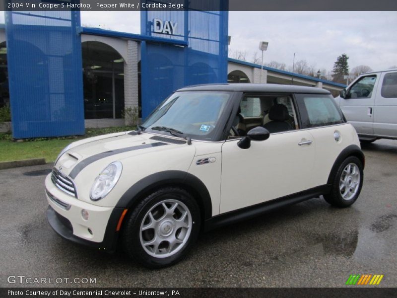 Pepper White / Cordoba Beige 2004 Mini Cooper S Hardtop