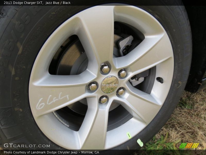 Jazz Blue / Black 2013 Dodge Charger SXT