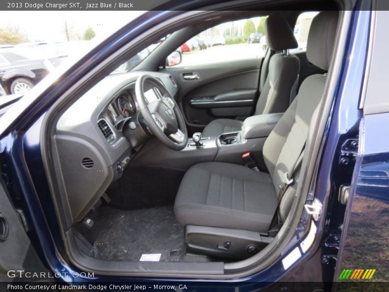 Jazz Blue / Black 2013 Dodge Charger SXT