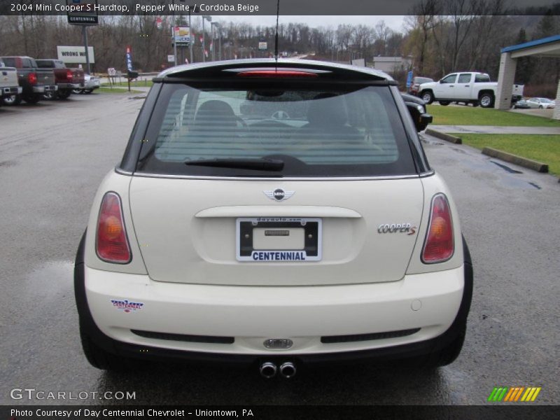 Pepper White / Cordoba Beige 2004 Mini Cooper S Hardtop