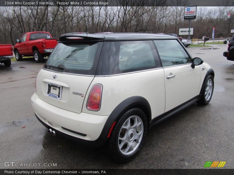 Pepper White / Cordoba Beige 2004 Mini Cooper S Hardtop