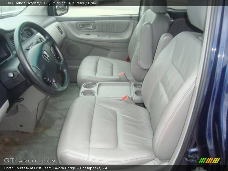 Midnight Blue Pearl / Gray 2004 Honda Odyssey EX-L