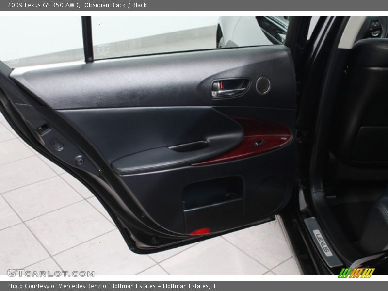 Obsidian Black / Black 2009 Lexus GS 350 AWD