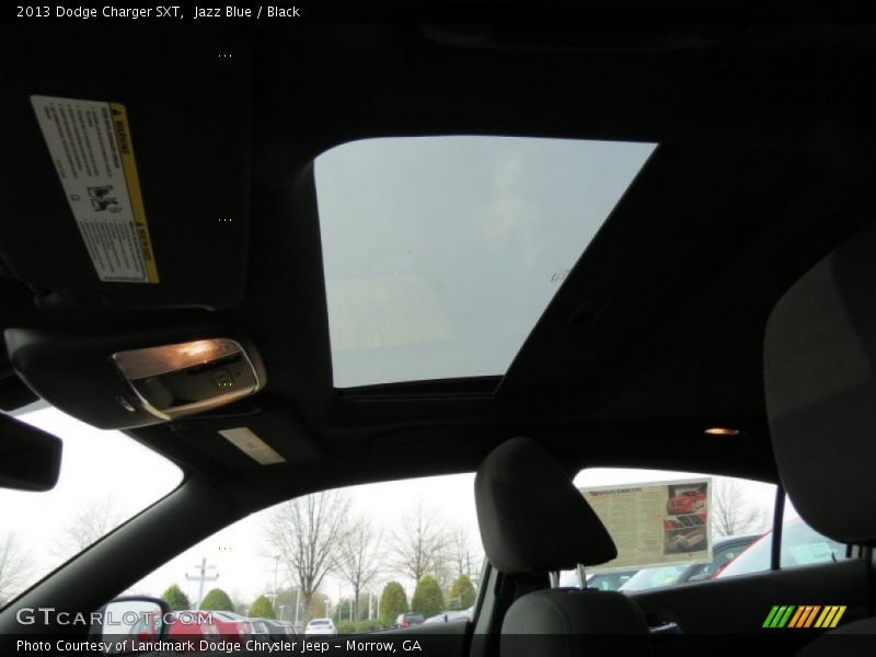 Jazz Blue / Black 2013 Dodge Charger SXT