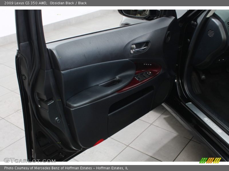 Obsidian Black / Black 2009 Lexus GS 350 AWD