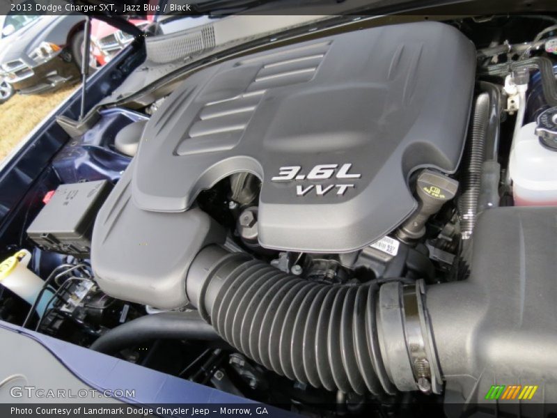 Jazz Blue / Black 2013 Dodge Charger SXT
