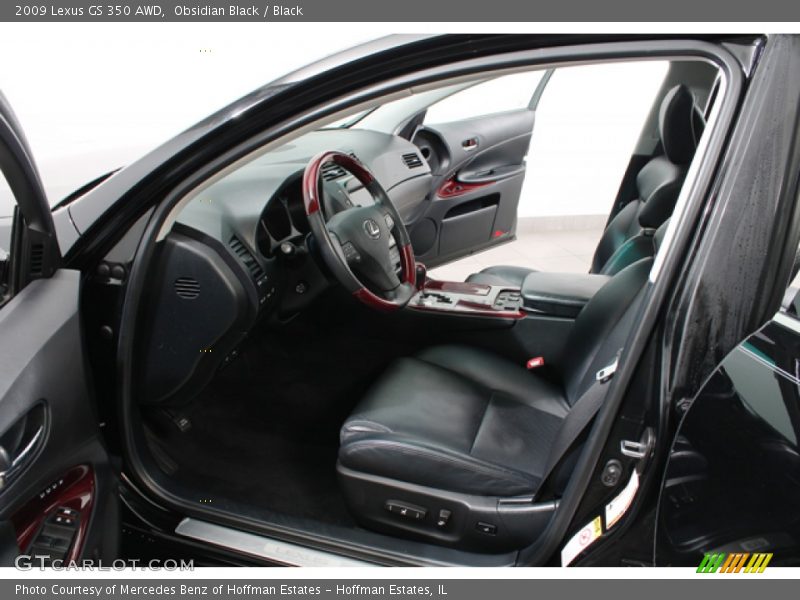 Obsidian Black / Black 2009 Lexus GS 350 AWD